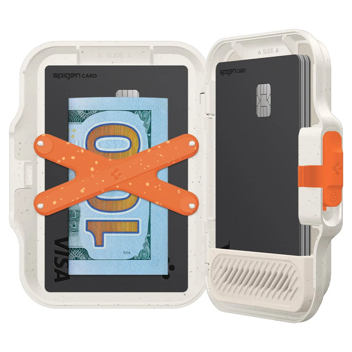 カード収納と安定感