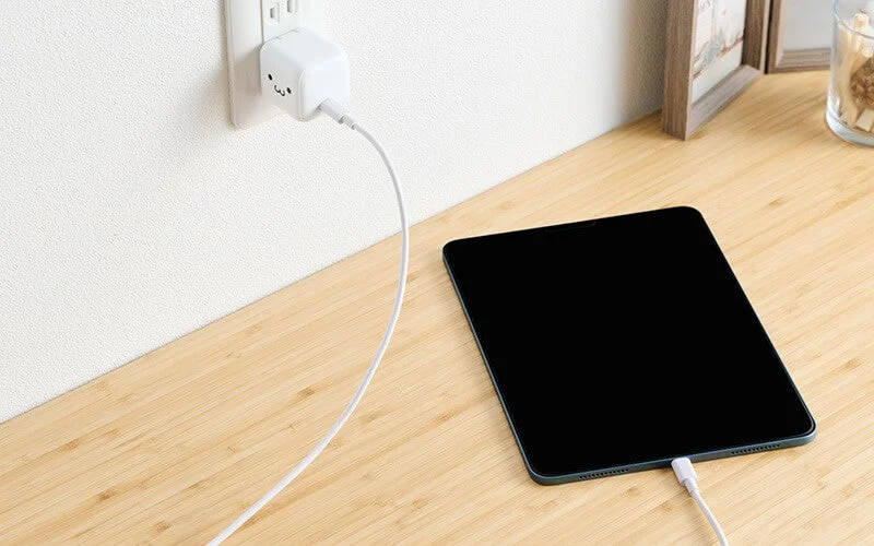 タブレット充電の様子