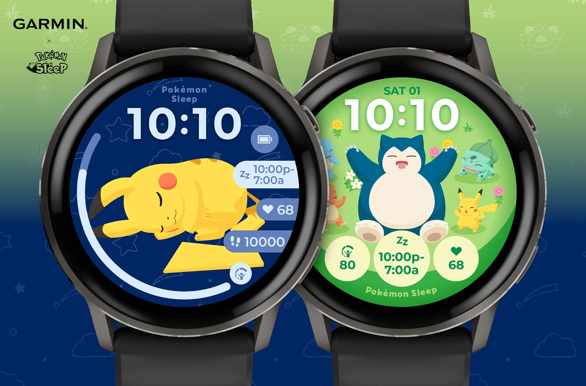 Garmin Pokémon Sleep ウォッチフェイス