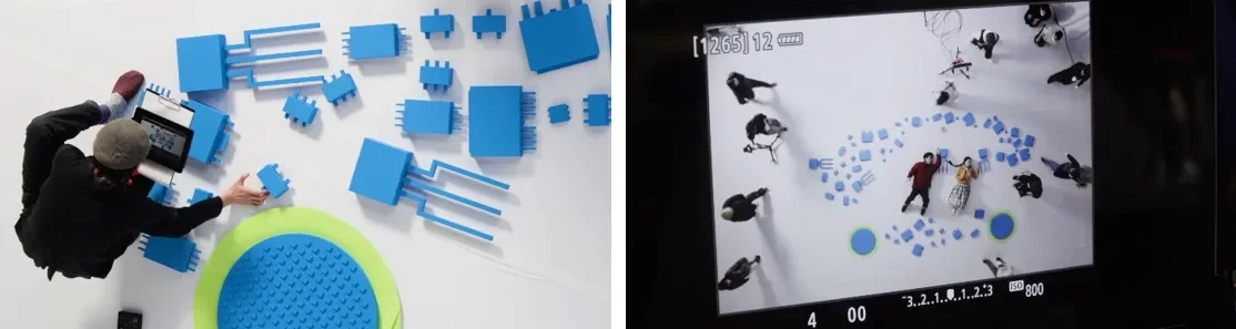 CM撮影現場の様子