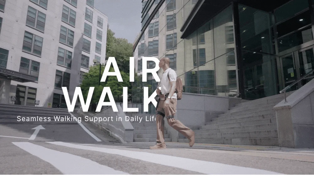 AIR WALK Seamless Walking Support in Daily Life