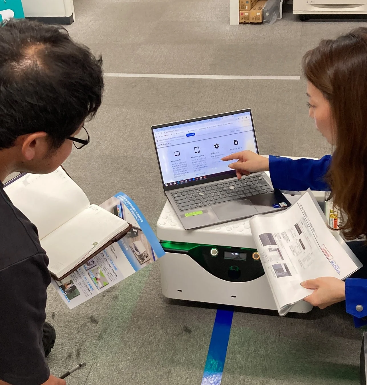 ソリューション提案の様子