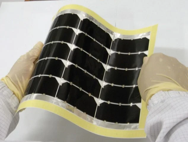 柔軟なソーラーパネル