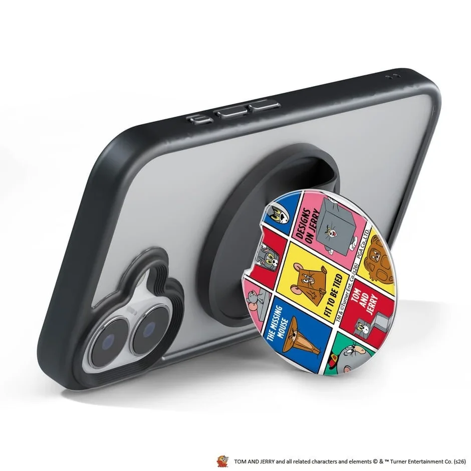 コミック風 トムとジェリー マグネットグリップ スタンド例