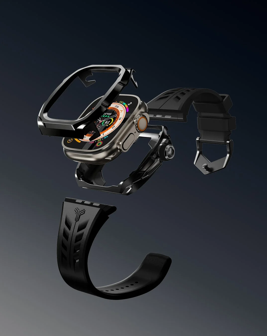 スマートウォッチ分解イメージ