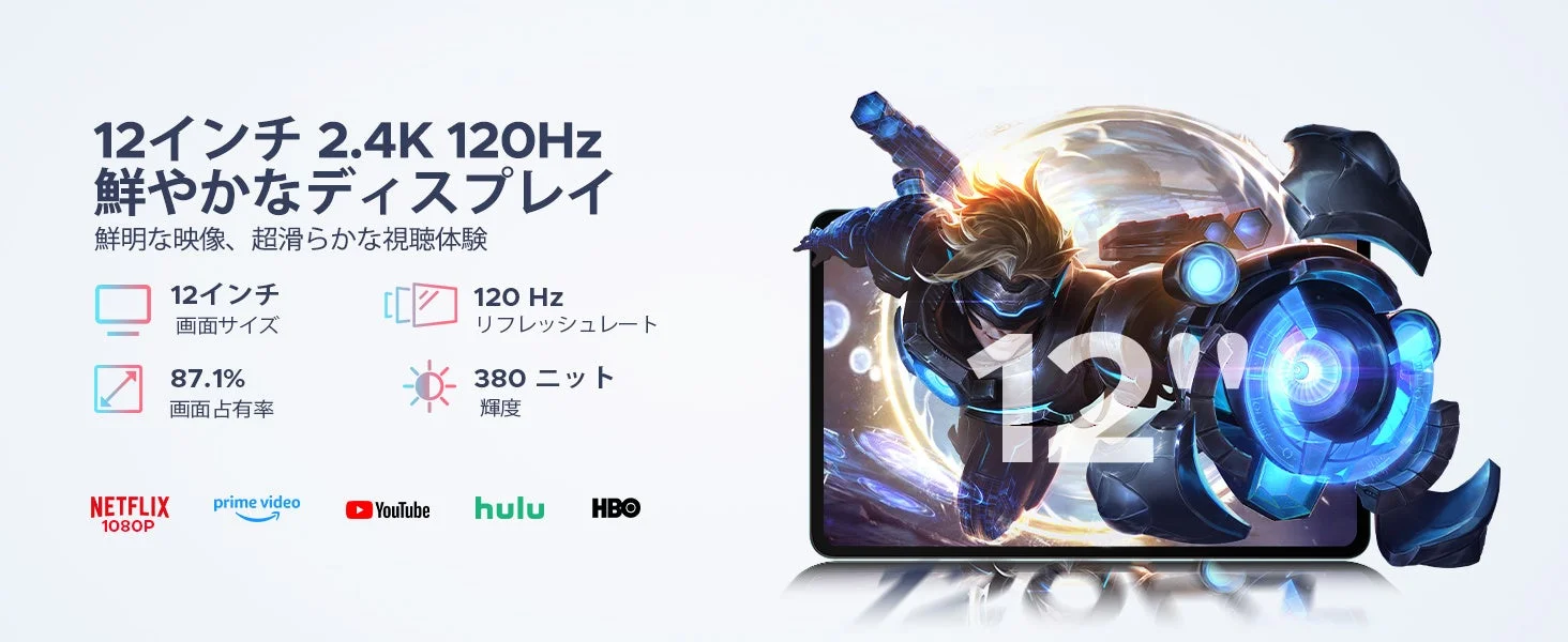 ディスプレイのスペック