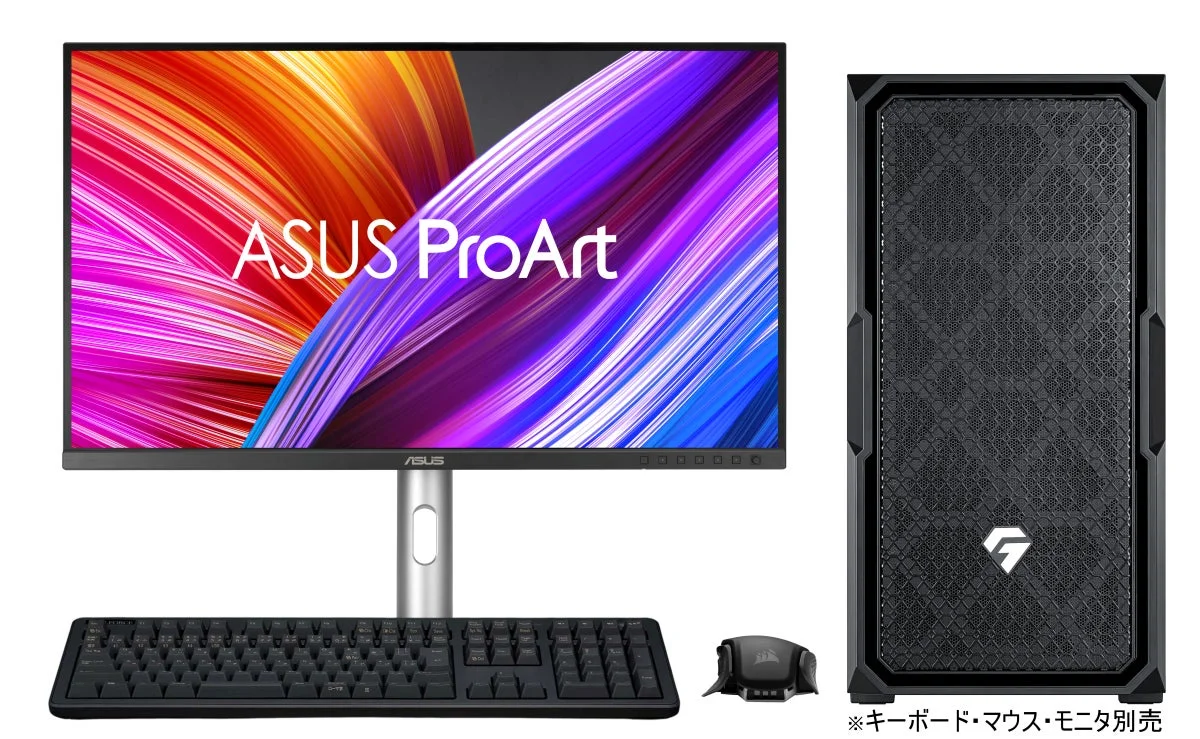 ASUS ProArt デスクトップPCセットアップ