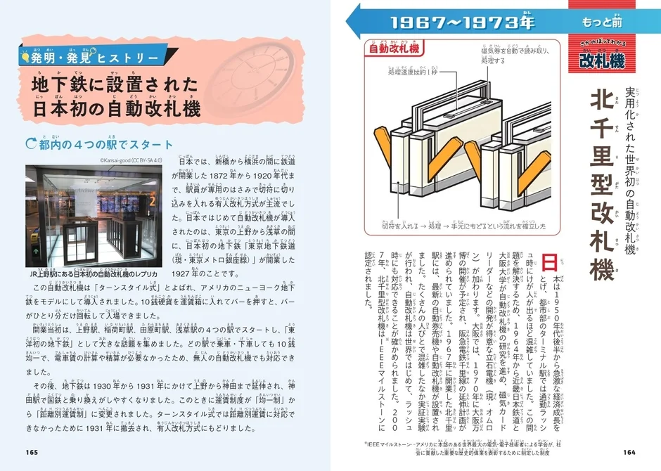 日本初の自動改札機