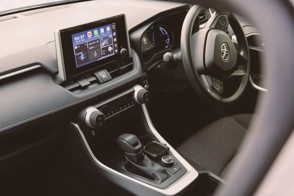 GetPairr AI Box 2.0が車内をAndroid化する様子