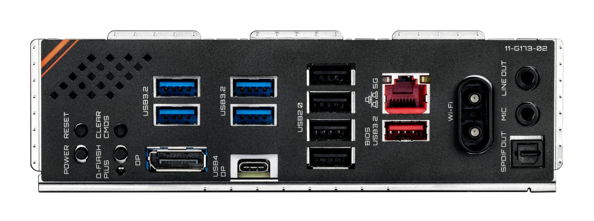 マザーボードの背面I/Oパネル