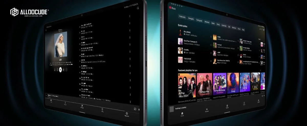 クアッドスピーカーでの音楽再生