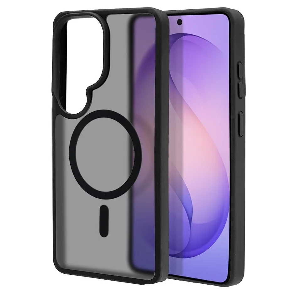 マグネット充電器対応フロスト加工ハイブリッドケース