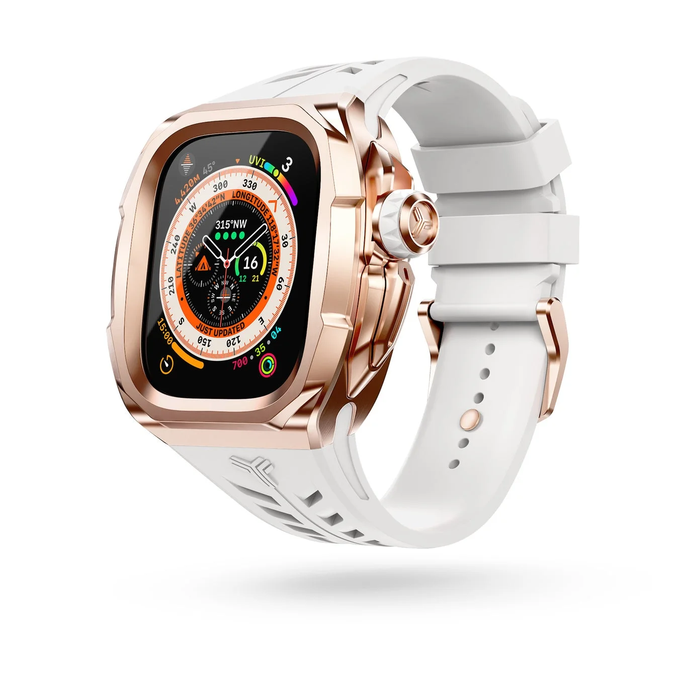 APEX01 ローズゴールド白バンド