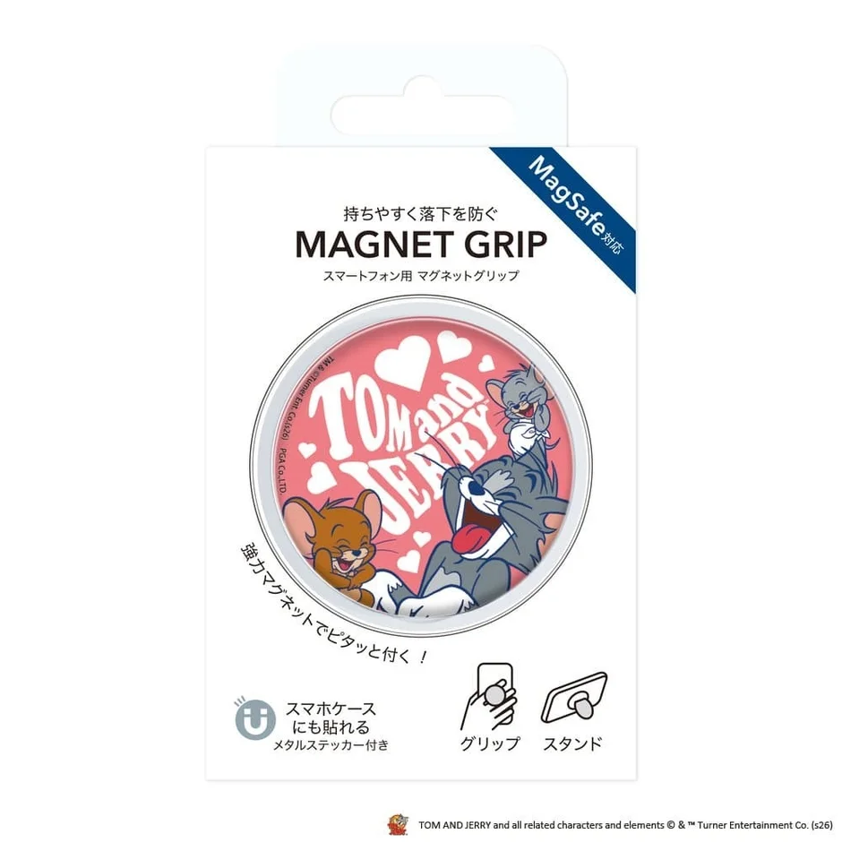 ピンクのトムとジェリー マグネットグリップ パッケージ