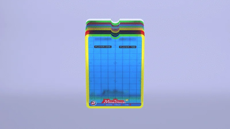 MineStormのオーバーレイ画面