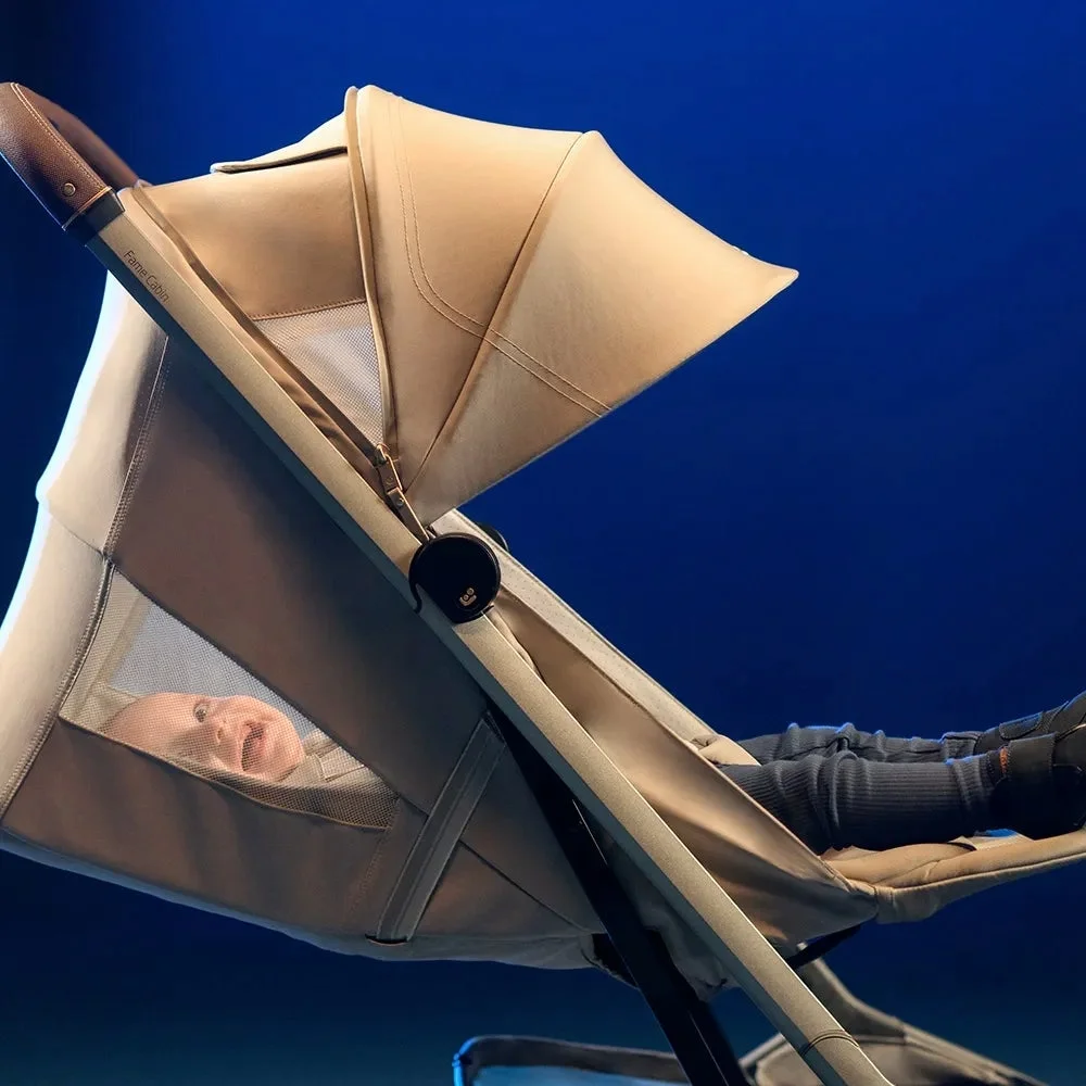 ベビーカーに乗った赤ちゃん