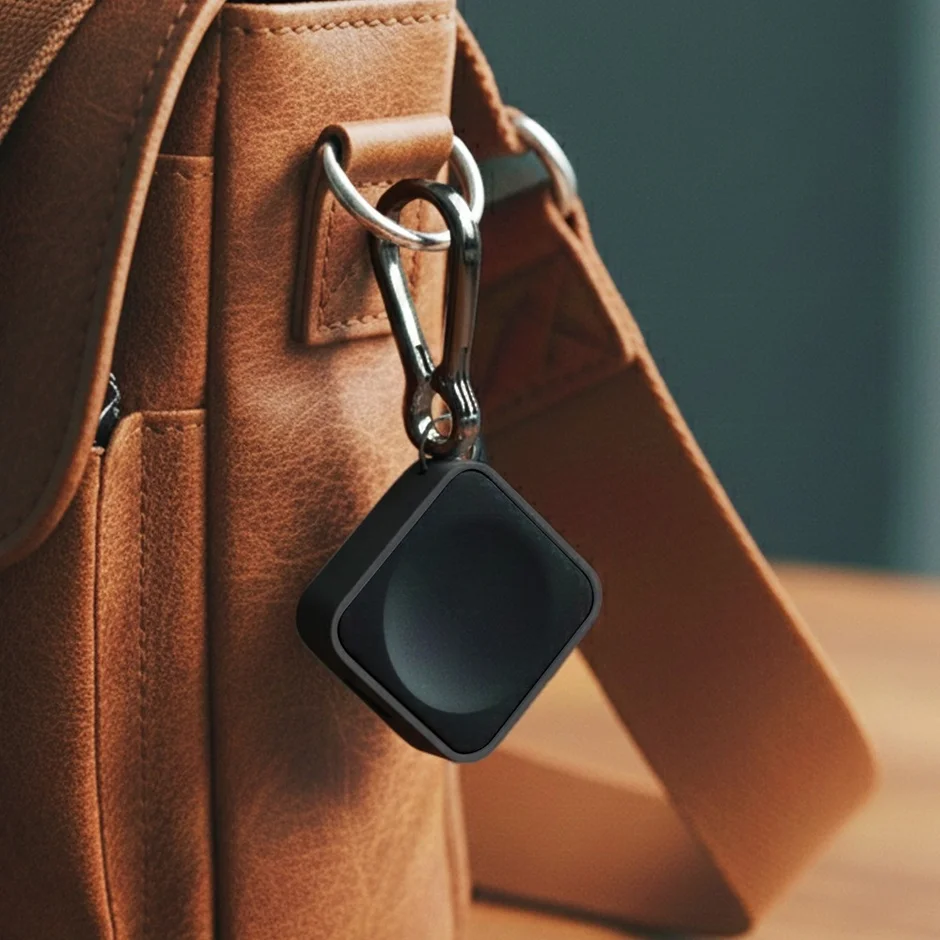 バッグに付けて持ち運べる充電器