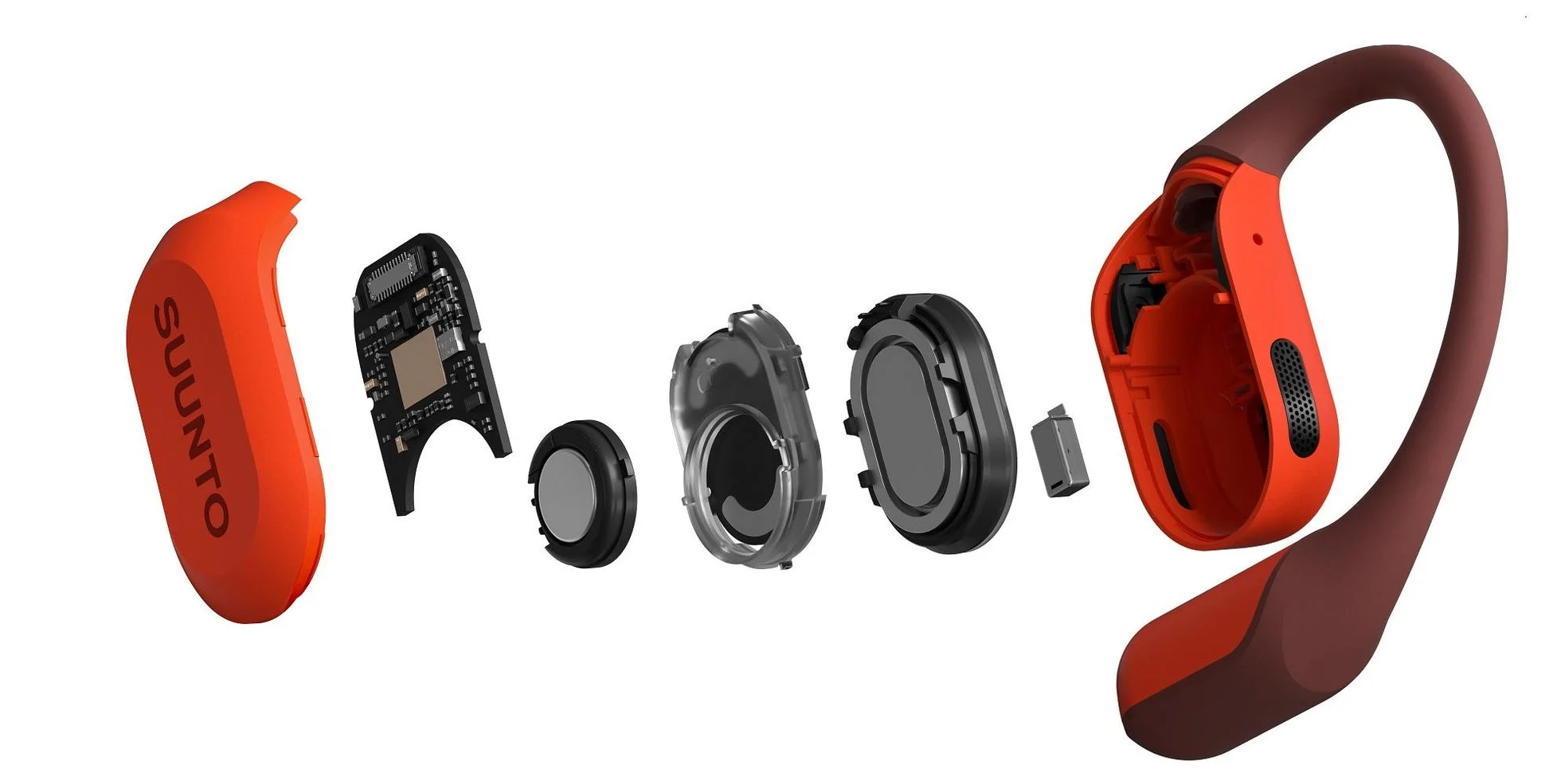 Suunto Sparkの分解図