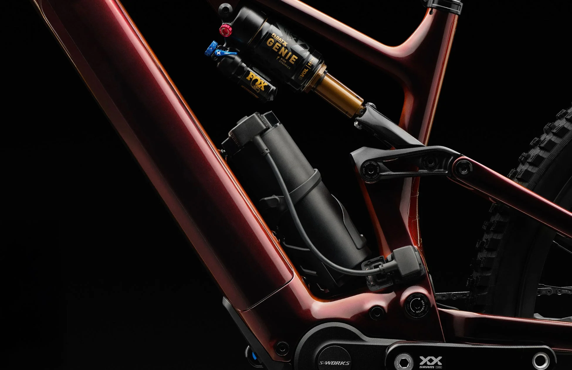 Turbo Levo 4のバッテリーとドライブユニット