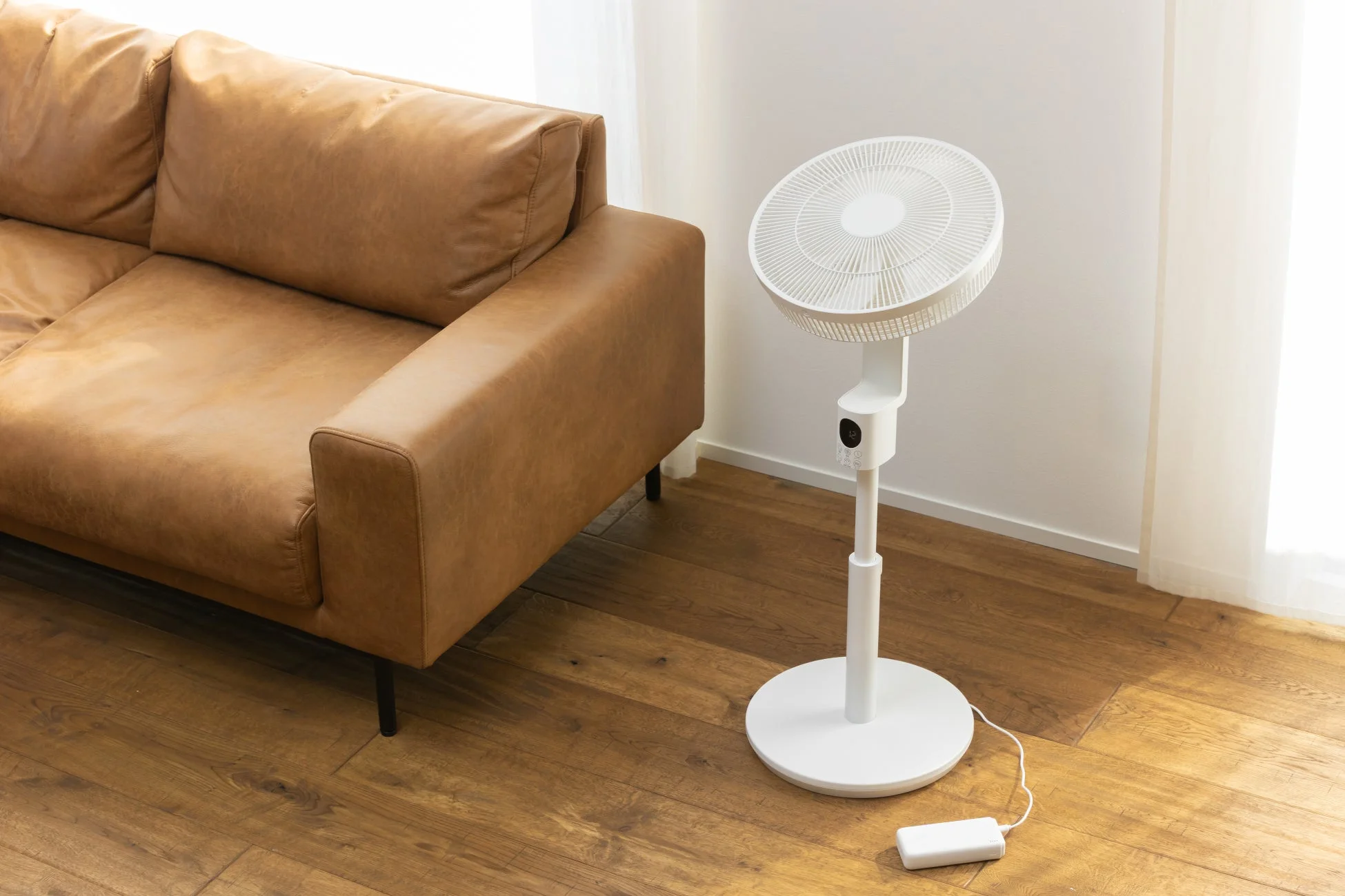 リビングに扇風機