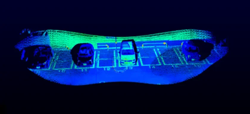 3D-LiDARによる点群表示