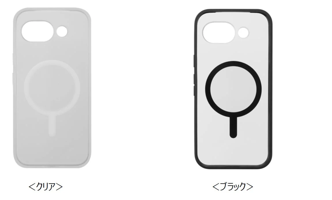 GP10a Magガラスハイブリッドケース（クリア／ブラック）