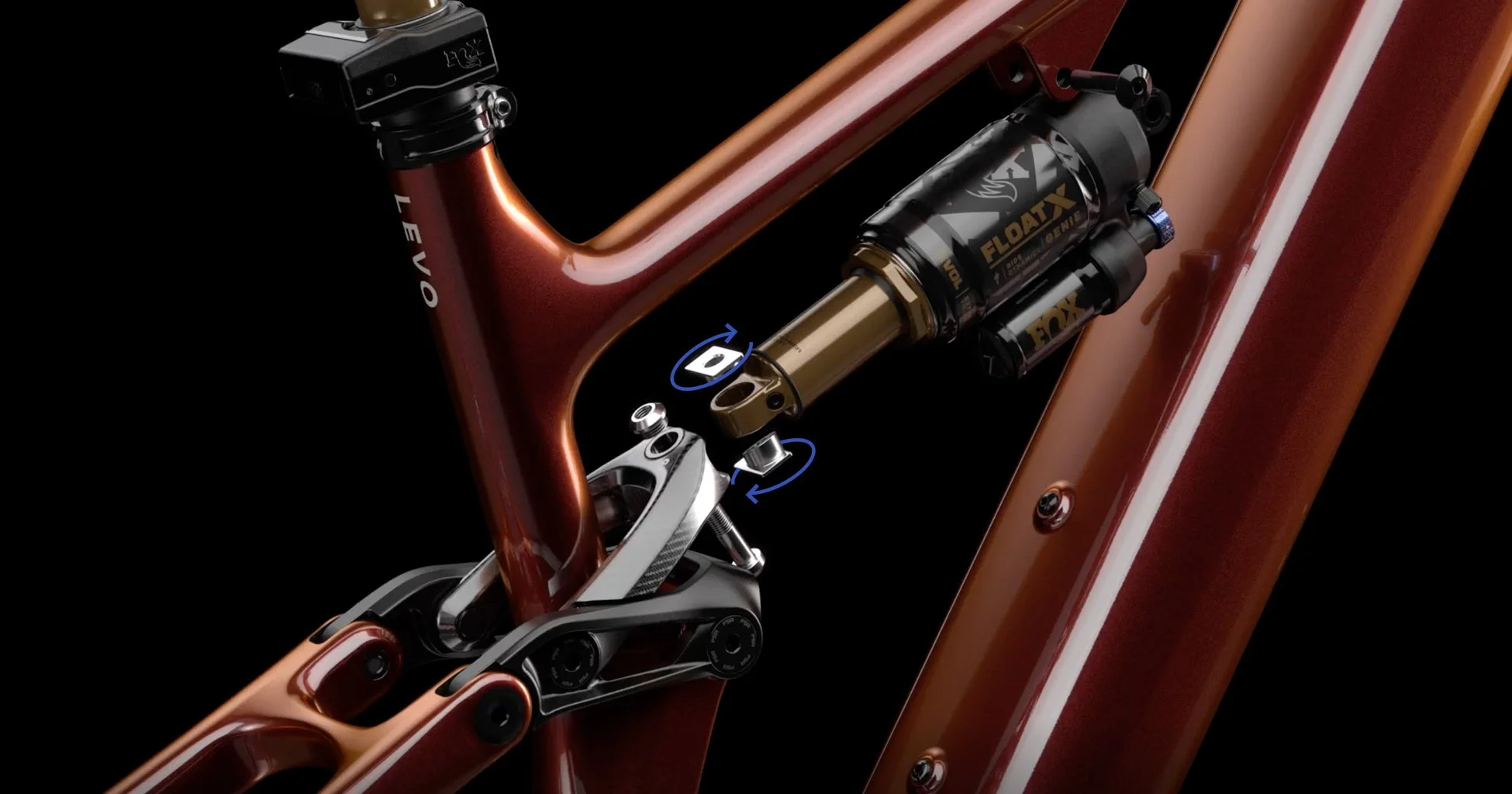 Turbo Levo 4のリアサスペンション