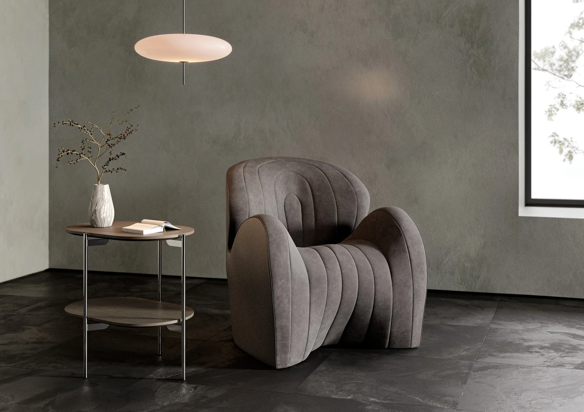 モダンなリビングルームのインテリア