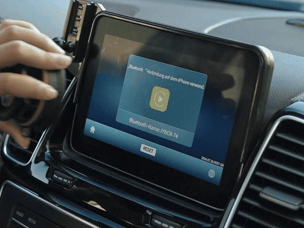車内でのBluetooth接続画面