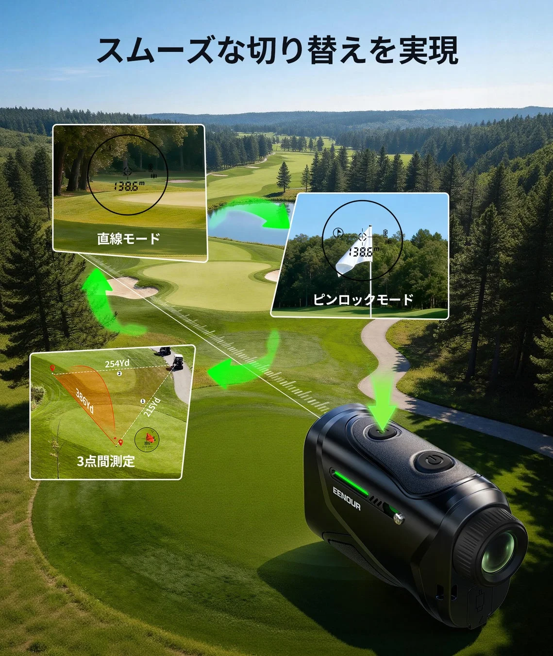 スムーズな切り替えを実現