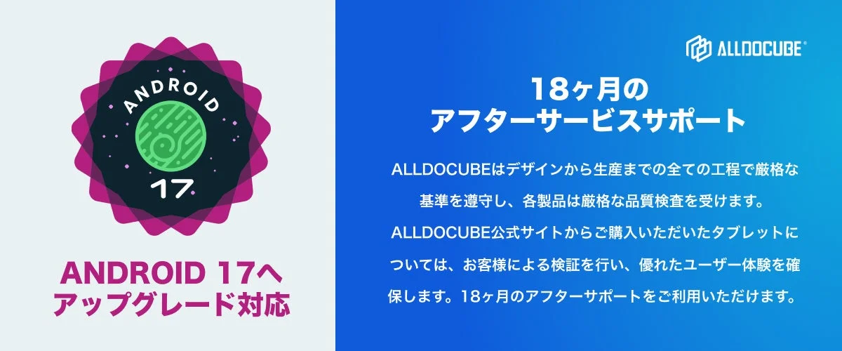 ソフトウェアサポートとアフターサービス体制も強化