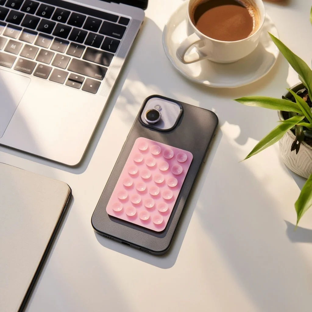 スマートフォン用サクションシート（吸盤シート）