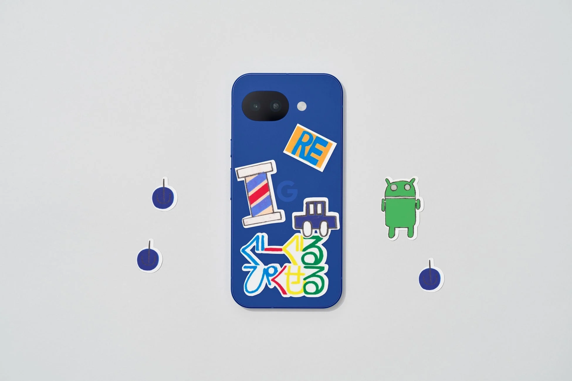 スマホにステッカー