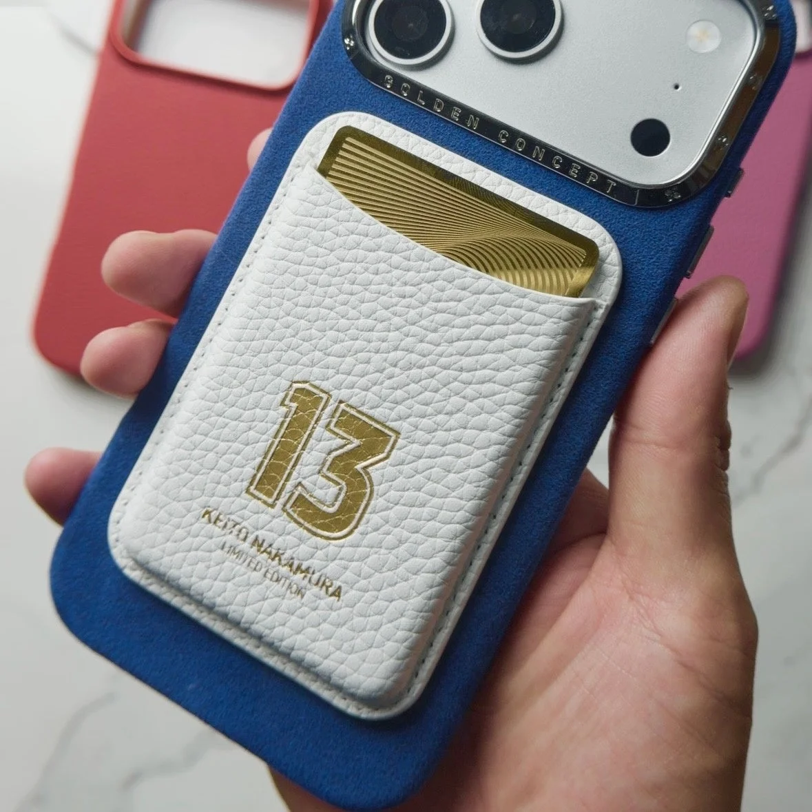 フルグレインレザーの質感