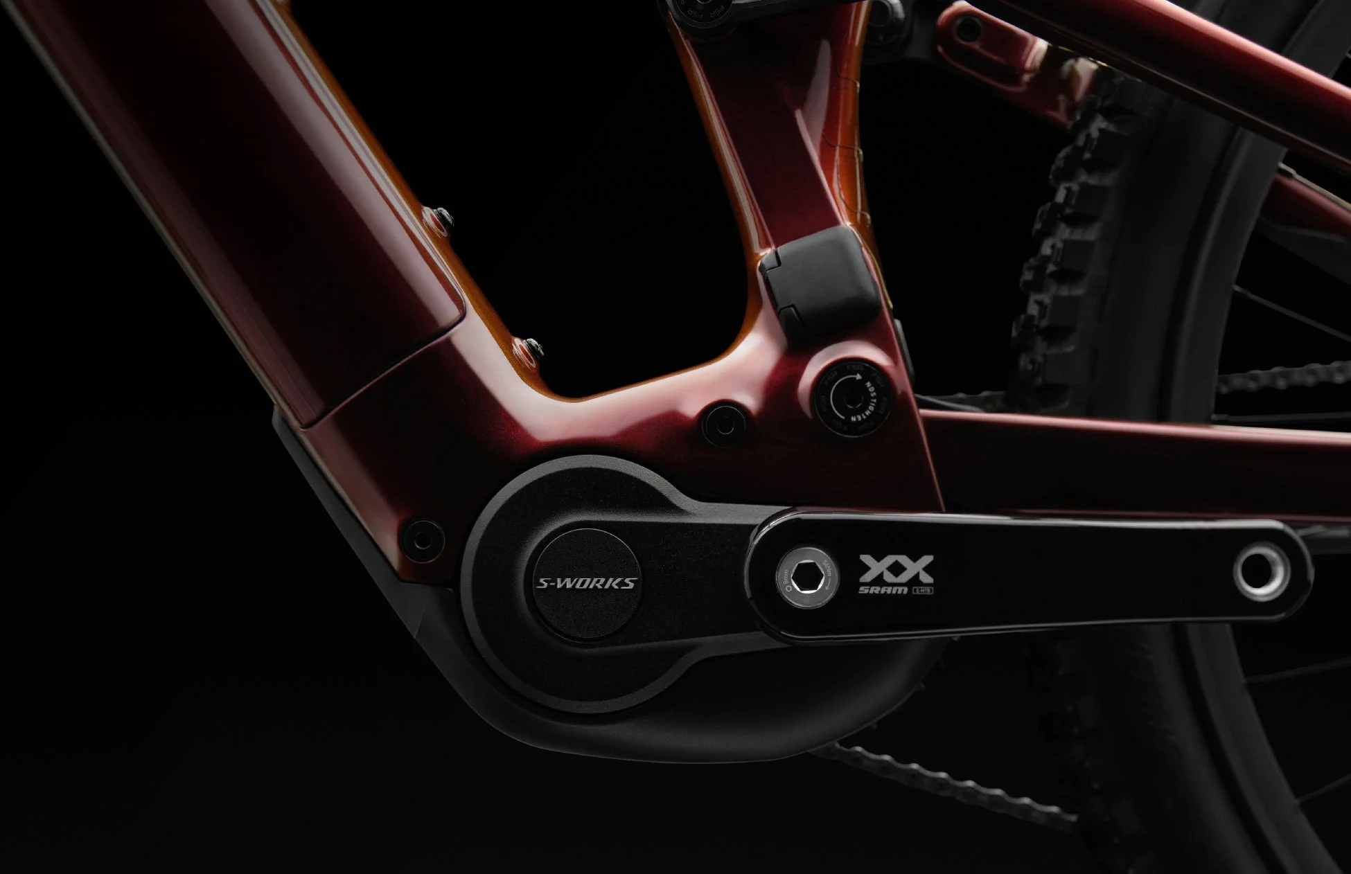 Turbo Levo 4のクランク部分