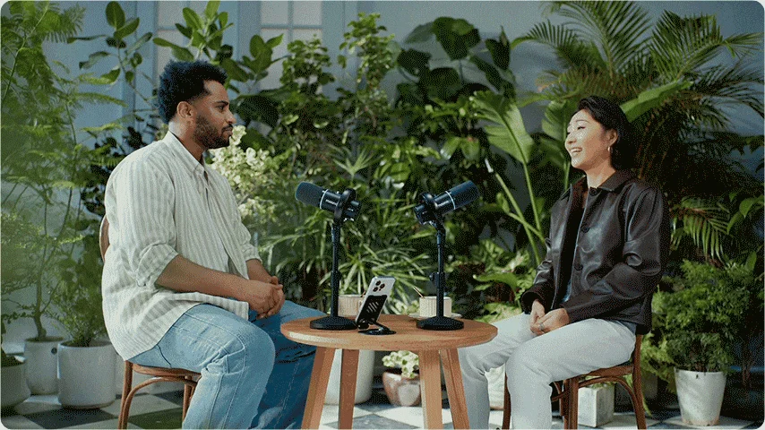 デュアルマイク収録イメージ