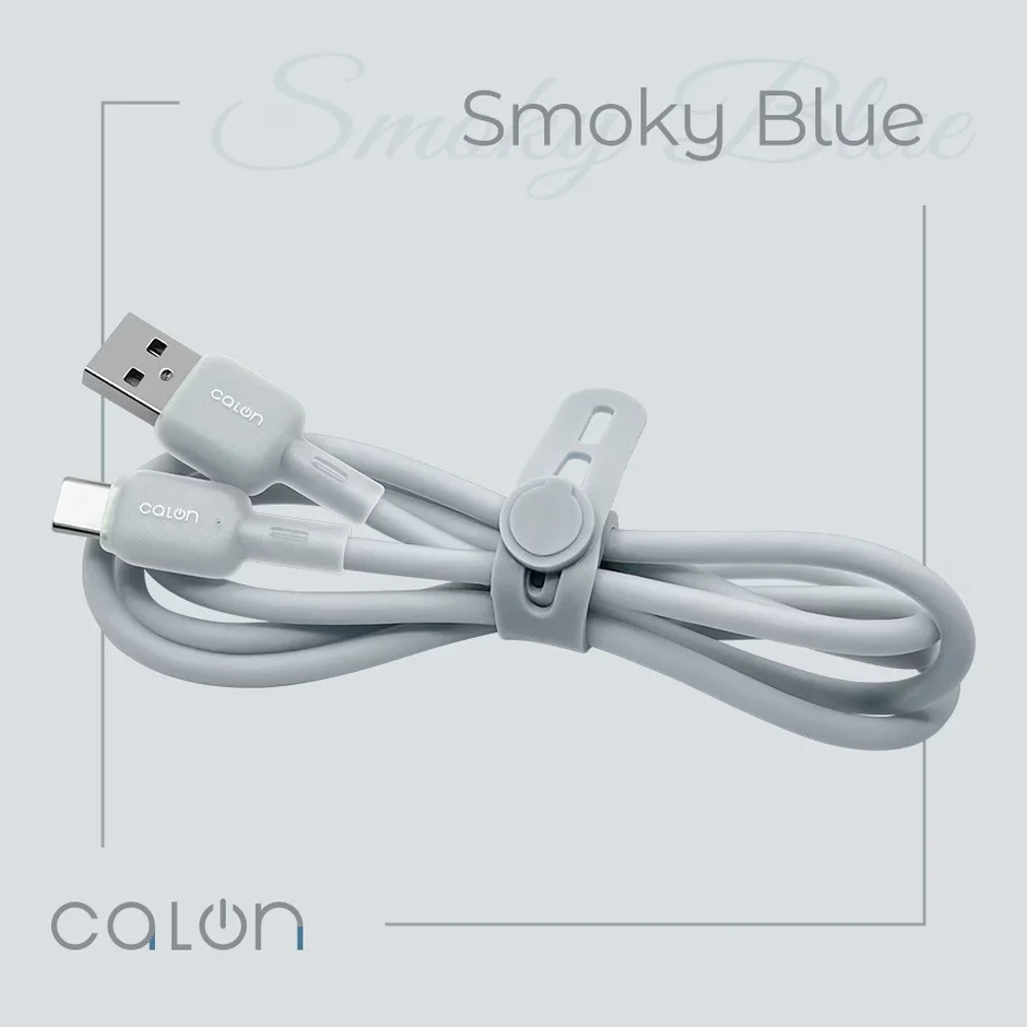 USB-A to Type-Cケーブル Smoky Blue