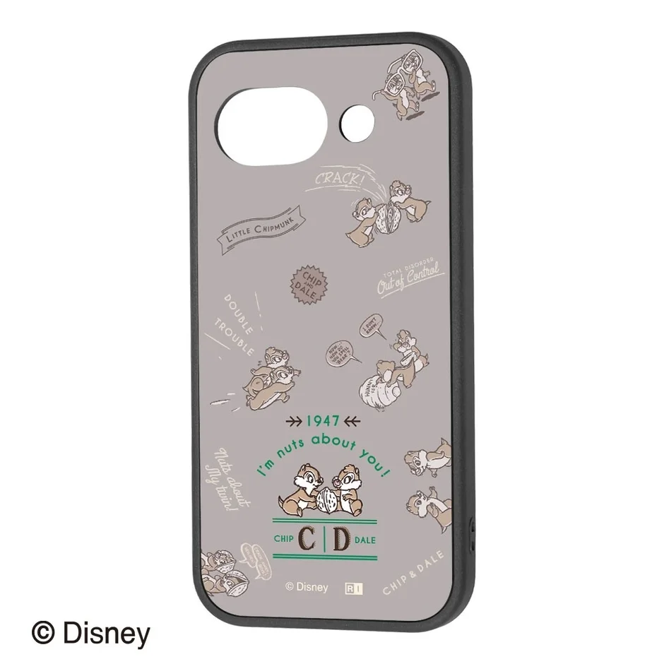 チップとデールデザインのmaruケース