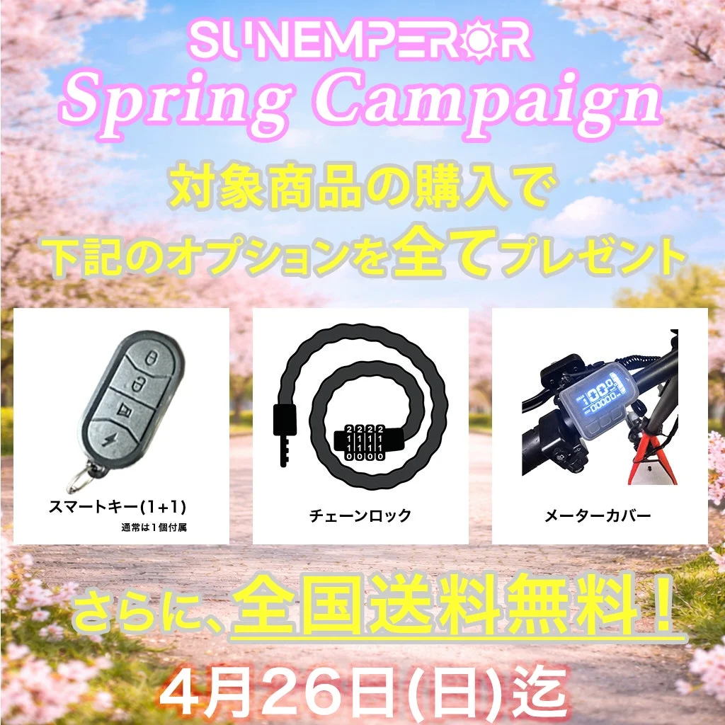 Spring Campaign オプション詳細