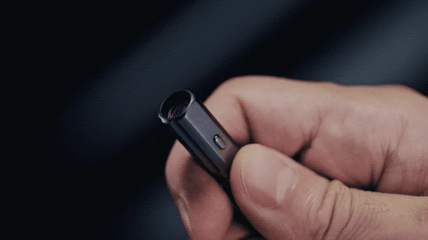 電熱線が発熱する様子