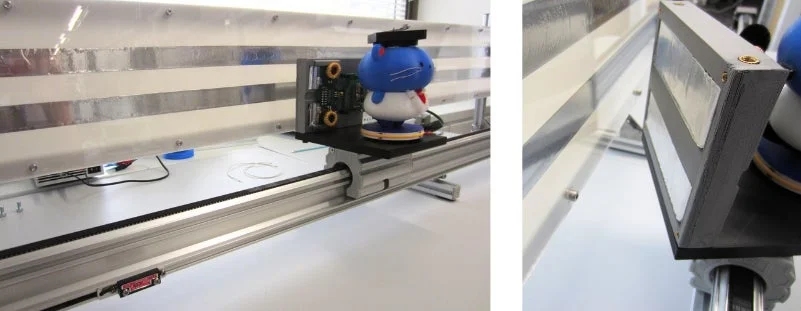 リニアトラック給電デモ機