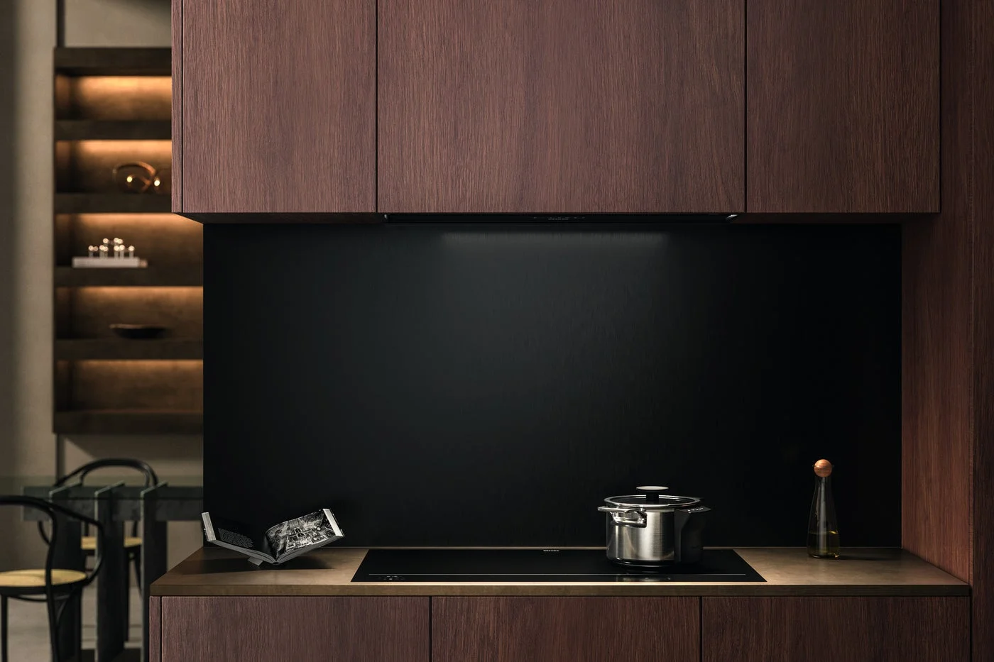 一体型ガラスパネルフード