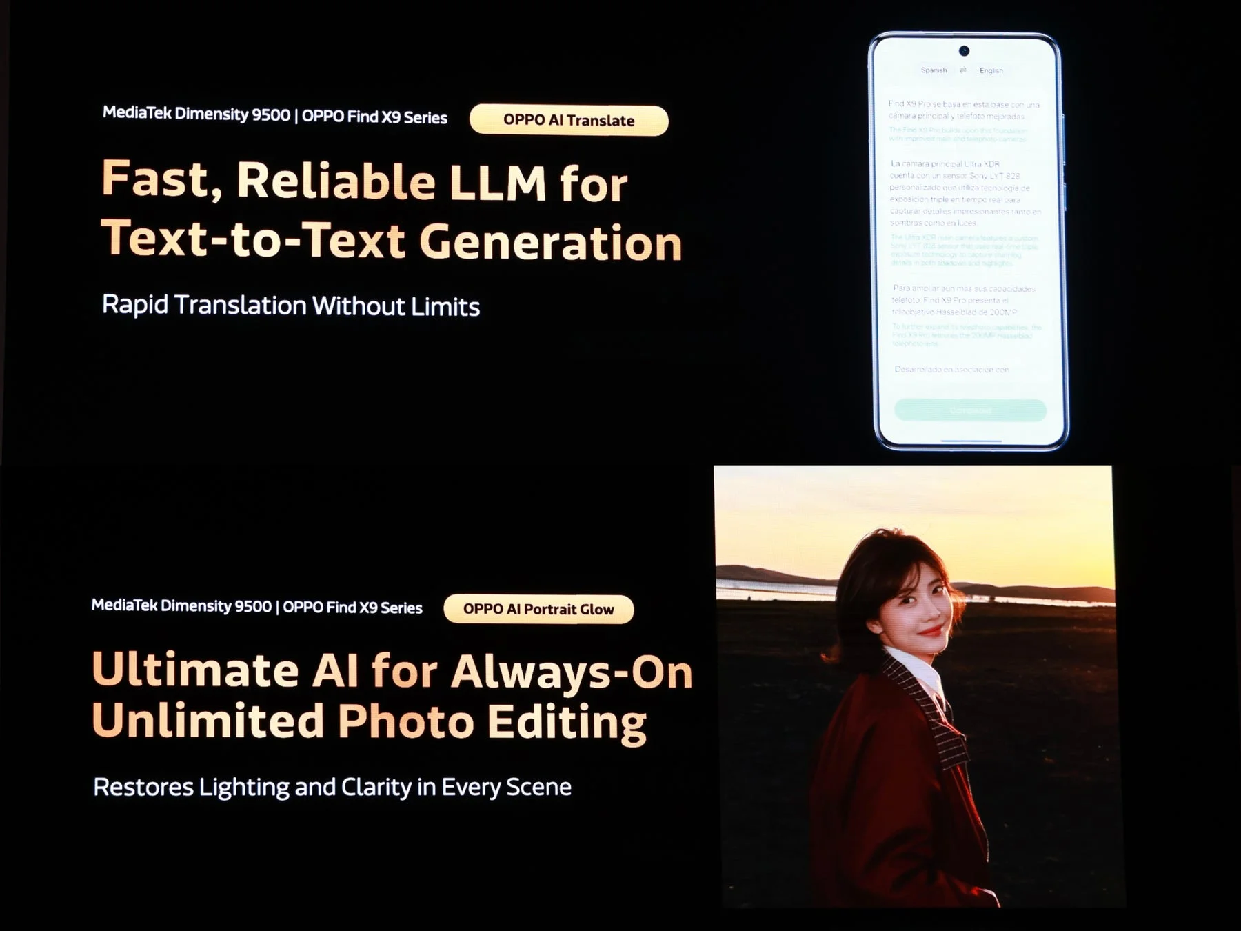 AI翻訳とAIポートレートグローの機能紹介
