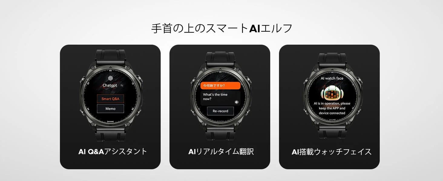 DOOGEE Anywise W1 AI機能