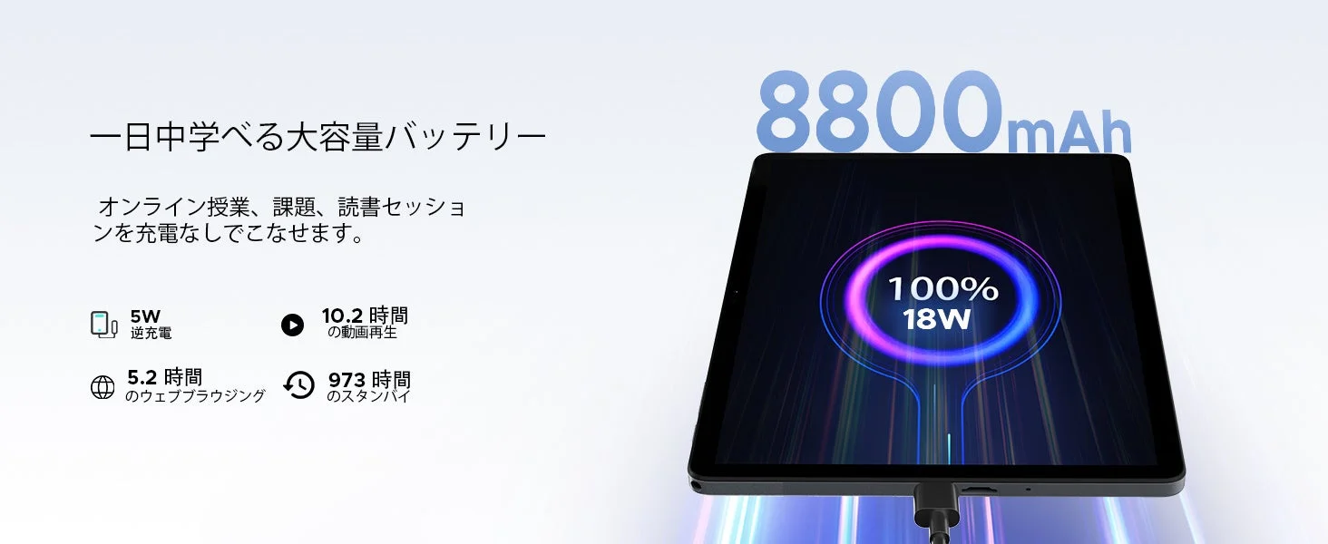 P11PROの大容量バッテリー