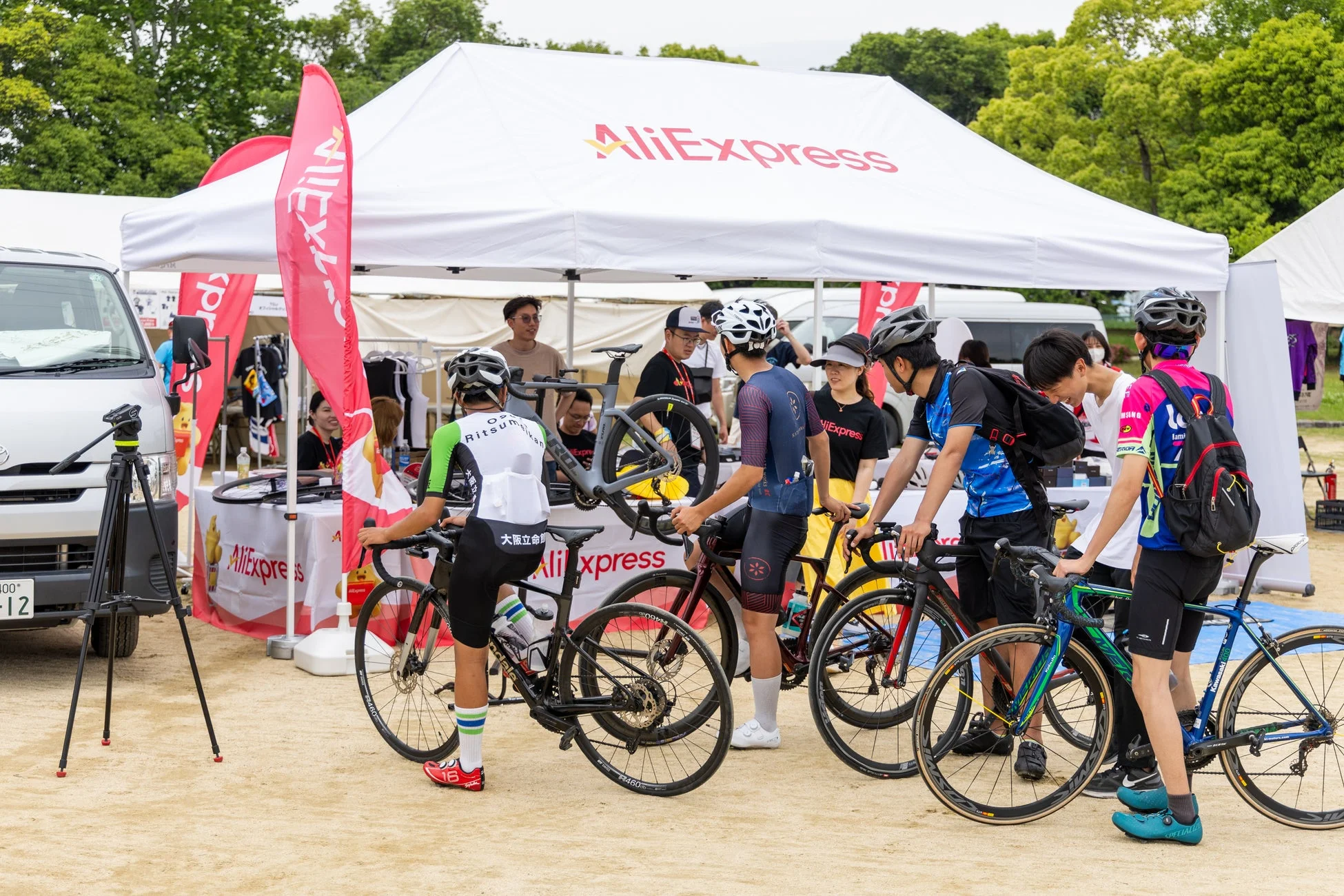 自転車イベントの様子