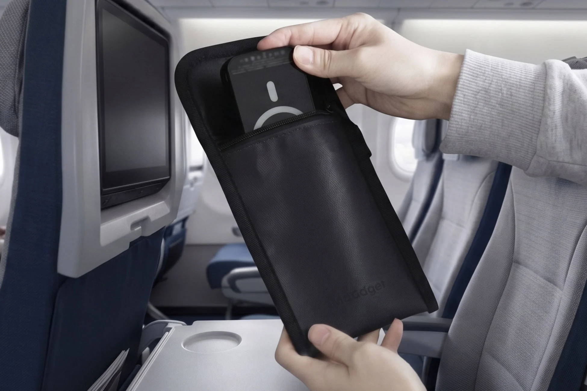 飛行機内での使用イメージ