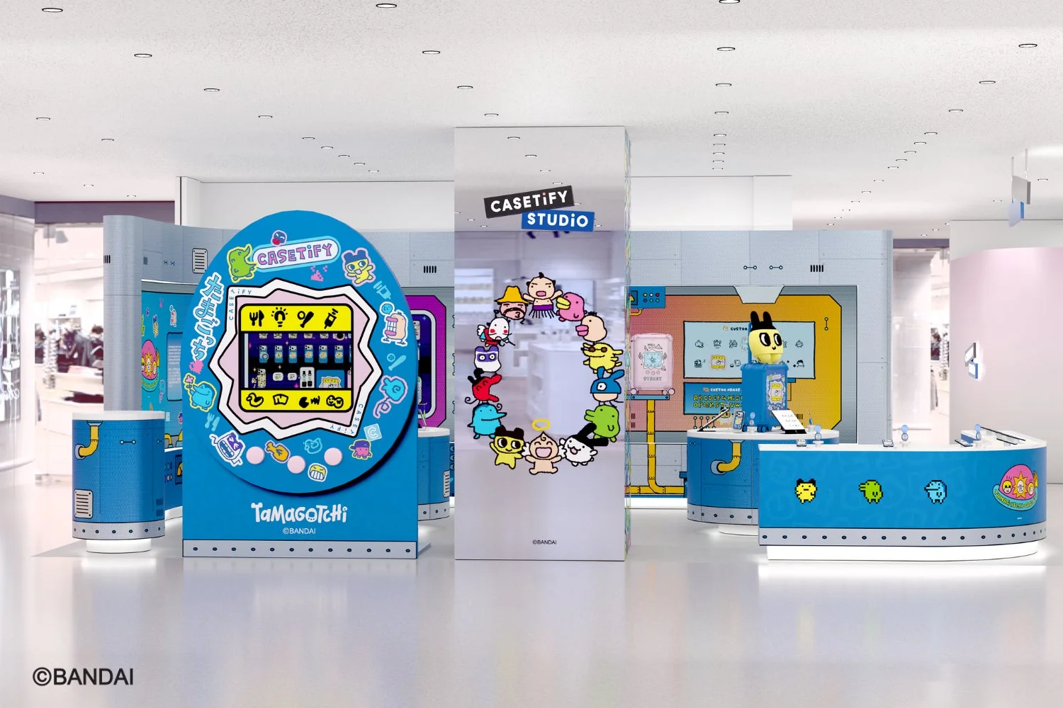 CASETiFYとたまごっちのコラボレーションによるポップアップストア