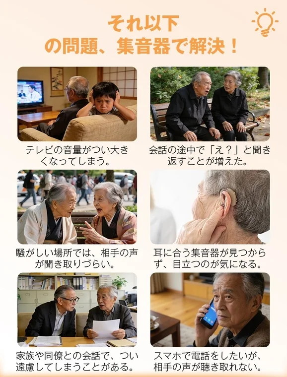 集音器への悩み