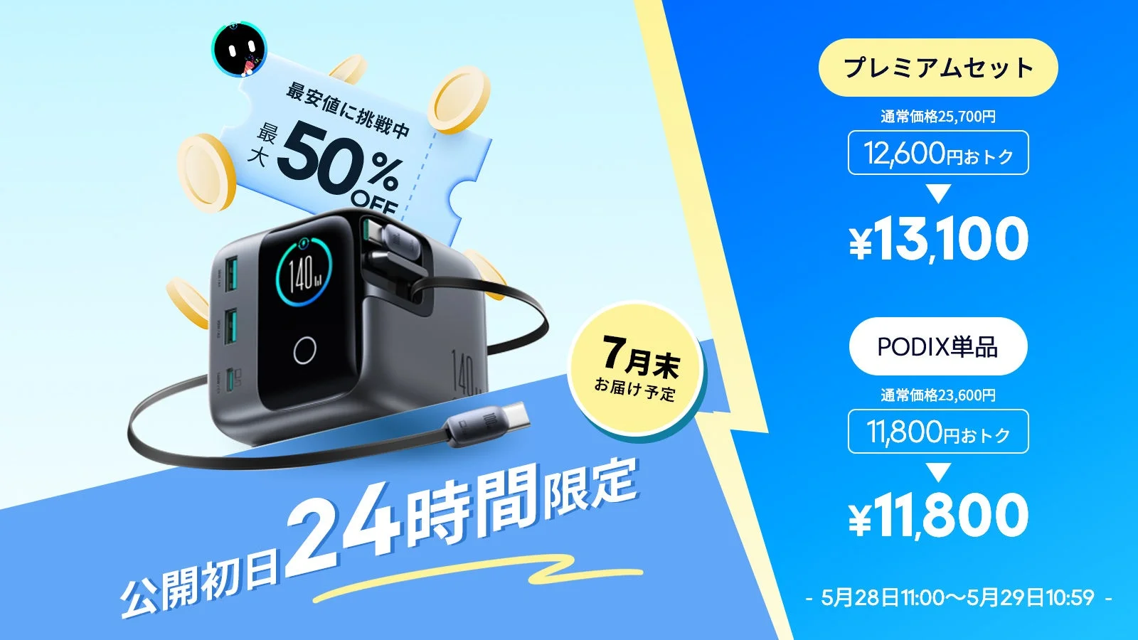 Makuake先行予約販売の特別価格